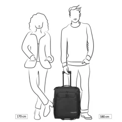 Handbagage Reistassen|Heren Reistassen>Travelite Kick Off Wheeled Duffle S black