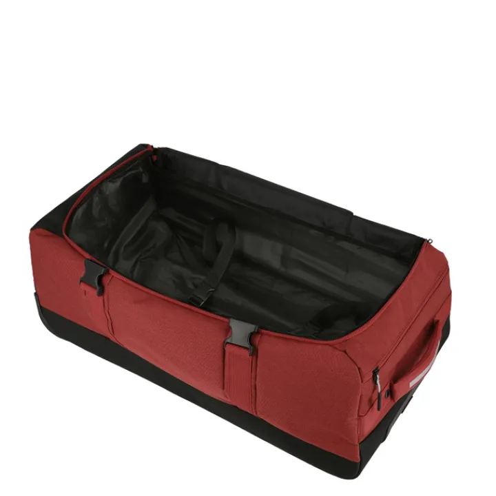 Heren Reistassen|Dames Reistassen>Travelite Kick Off Wheeled Duffle L red