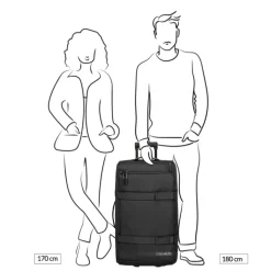 Heren Reistassen|Dames Reistassen>Travelite Kick Off Wheeled Duffle L black