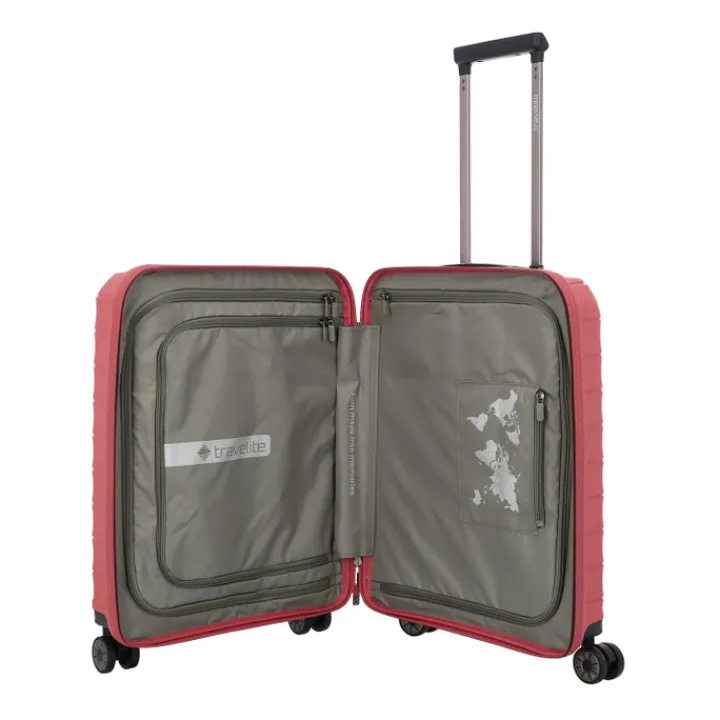 Transavia Trolleys|Ryanair Trolleys>Travelite Mooby 4w Trolley S red