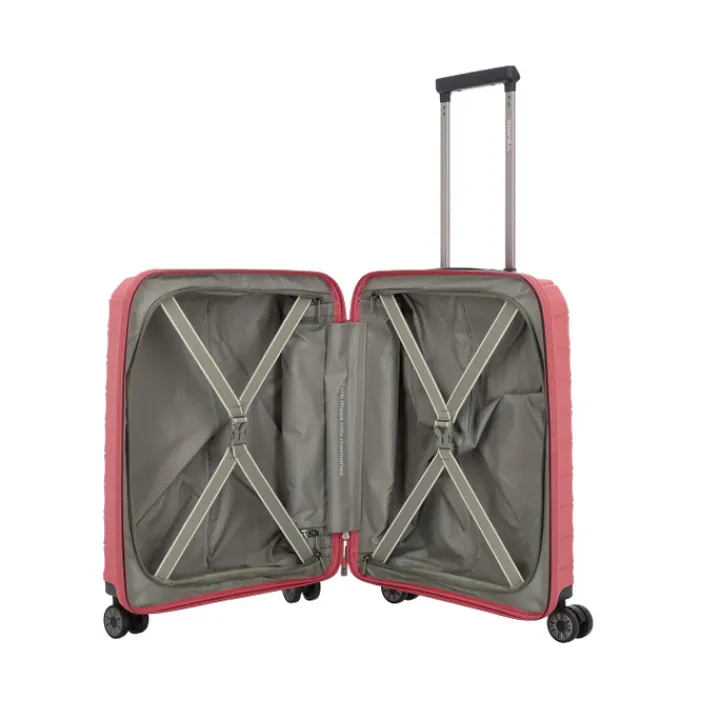 Transavia Trolleys|Ryanair Trolleys>Travelite Mooby 4w Trolley S red