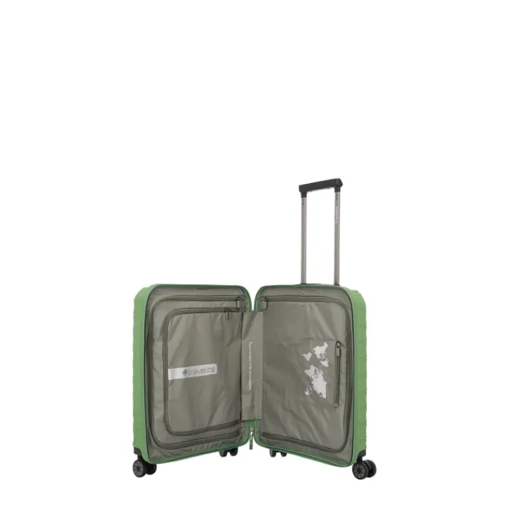 Transavia Trolleys|Ryanair Trolleys>Travelite Mooby 4w Trolley S green