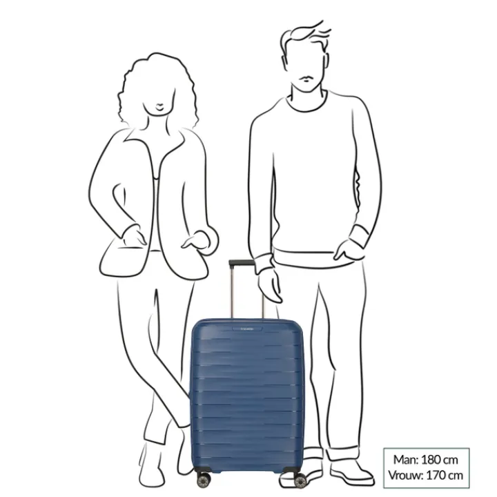 Reistrolleys|Lichtgewicht Koffers>Travelite Mooby 4w Trolley M red