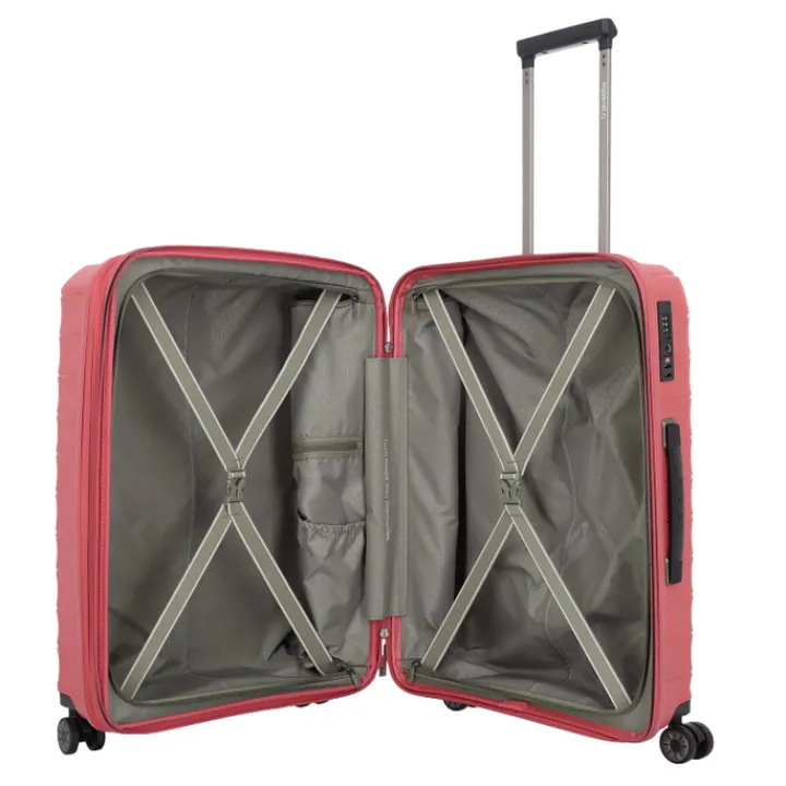 Reistrolleys|Lichtgewicht Koffers>Travelite Mooby 4w Trolley M red