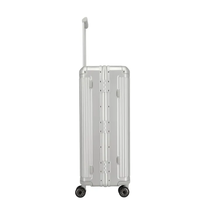 Reistrolleys|Reiskoffers>Travelite Next 2.0 Aluminium 4w Trolley L silver