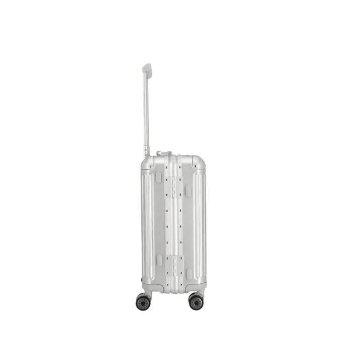 Handbagage Trolleys|Reiskoffers>Travelite Next 2.0 Aluminium 4w Trolley S silver