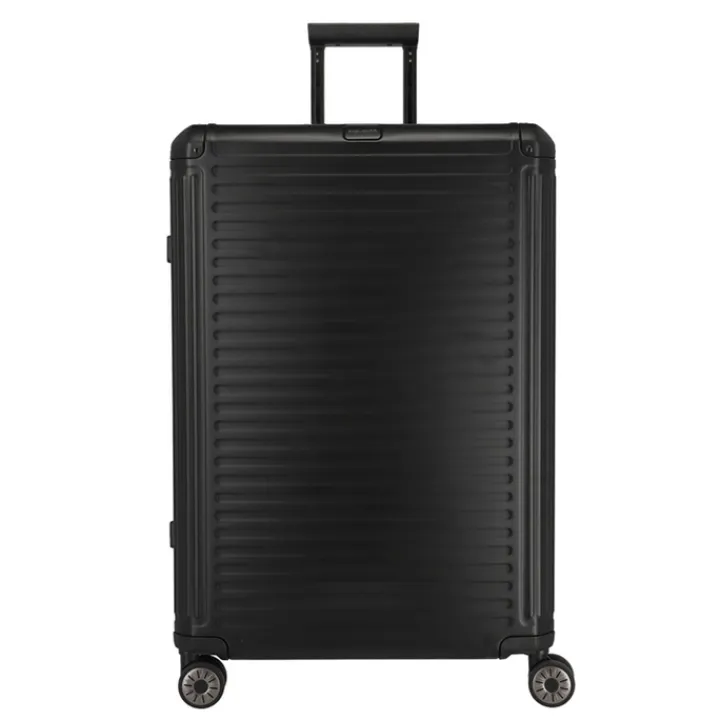 Reistrolleys|Reiskoffers>Travelite Next 2.0 Aluminium 4w Trolley L black matt