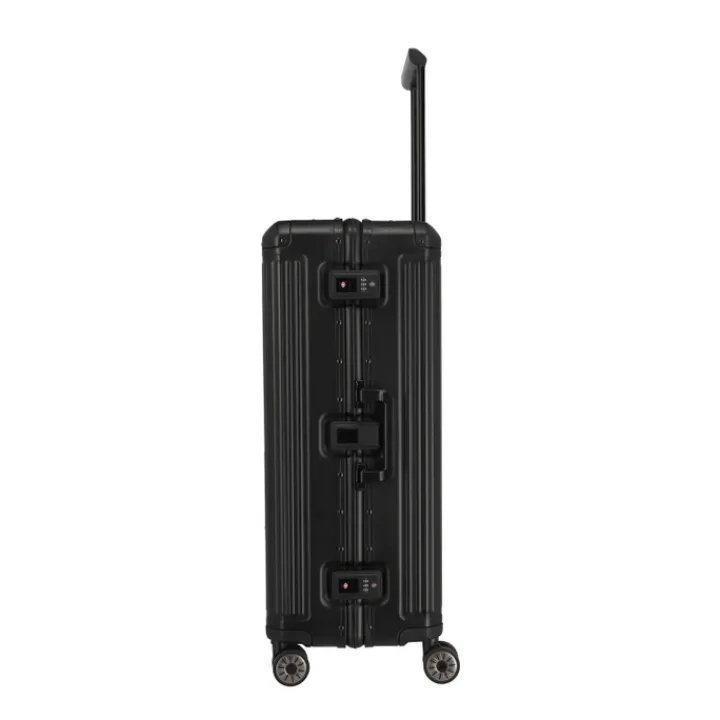 Reistrolleys|Reiskoffers>Travelite Next 2.0 Aluminium 4w Trolley L black matt