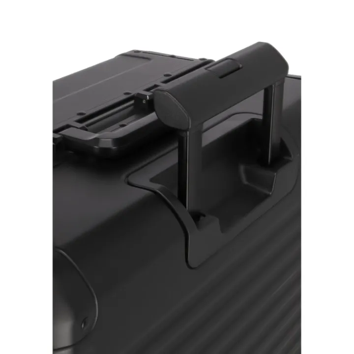 Reistrolleys|Reiskoffers>Travelite Next 2.0 Aluminium 4w Trolley L black matt