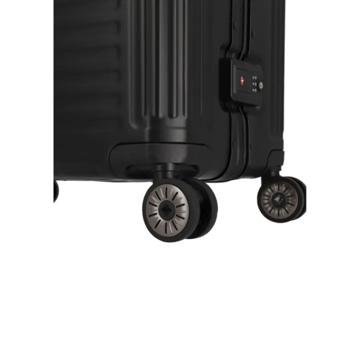 Reistrolleys|Reiskoffers>Travelite Next 2.0 Aluminium 4w Trolley L black matt