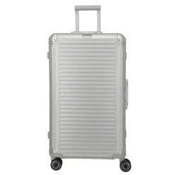 Reistrolleys|Reiskoffers>Travelite Next 4 Wheel Trunk L silver