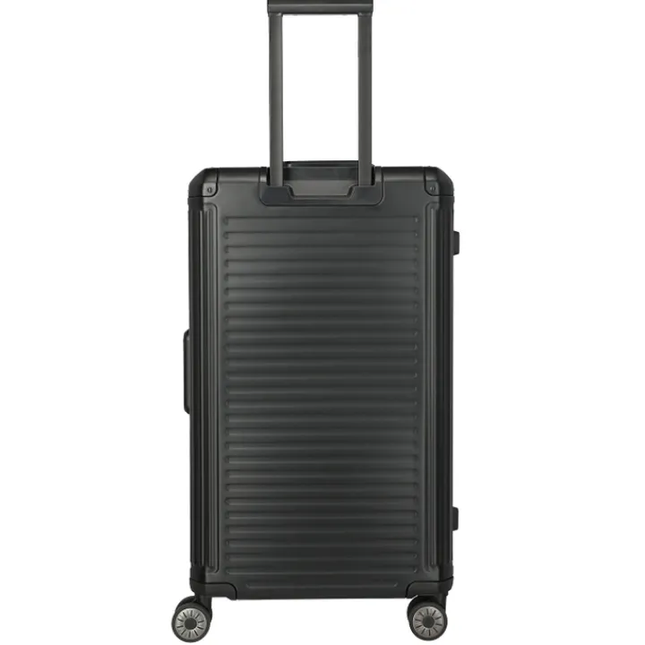 Reistrolleys|Reiskoffers>Travelite Next 4 Wheel Trunk L black