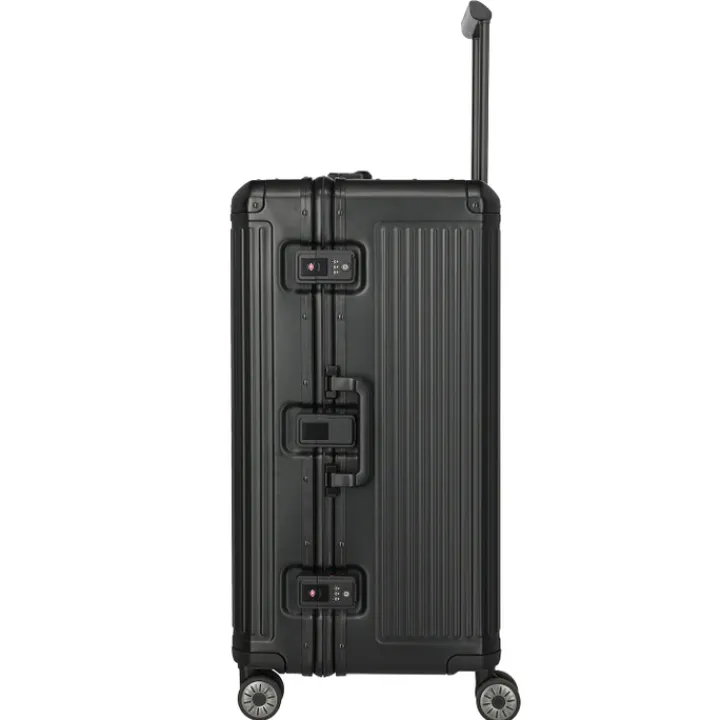 Reistrolleys|Reiskoffers>Travelite Next 4 Wheel Trunk L black