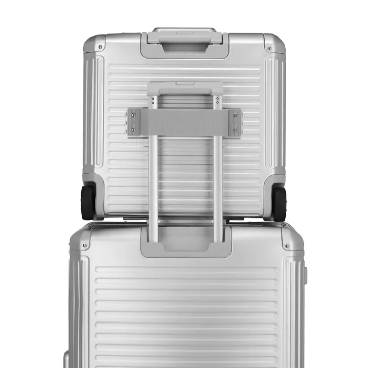Handbagage Trolleys|Laptop Trolleys>Travelite Next Aluminium Business Wheeler silver