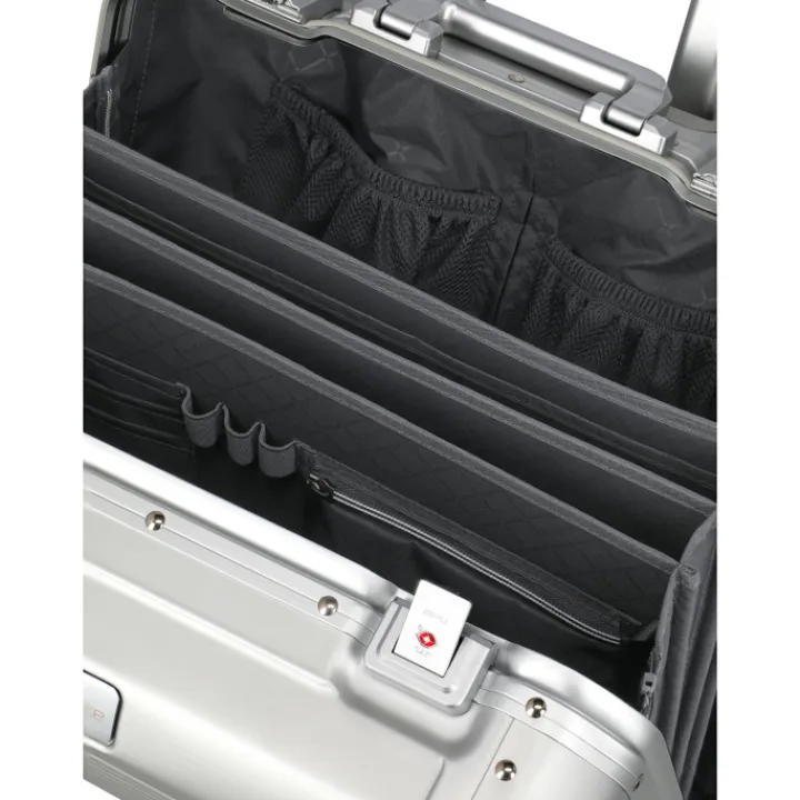 Handbagage Trolleys|Laptop Trolleys>Travelite Next 4W Business Wheeler silver
