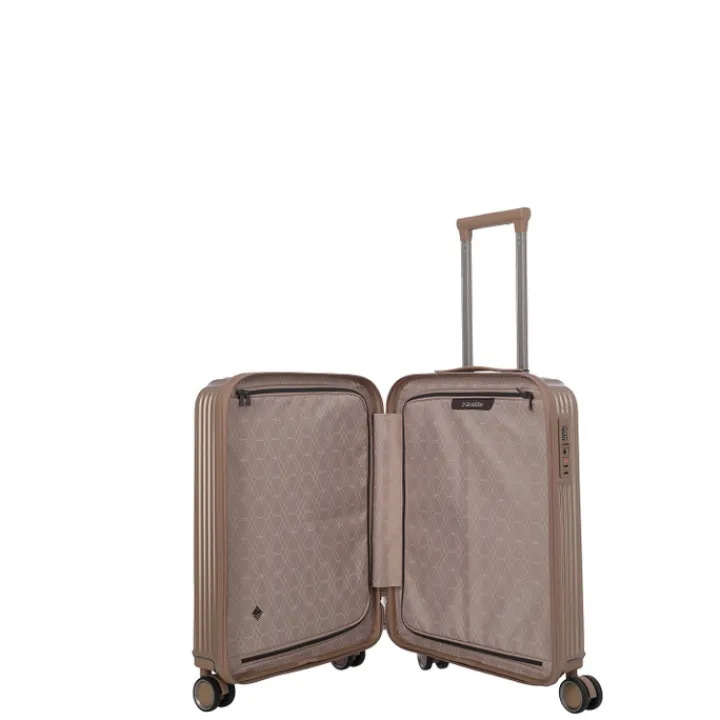 Transavia Trolleys|Ryanair Trolleys>Travelite Paros 4W Trolley S cappuchino