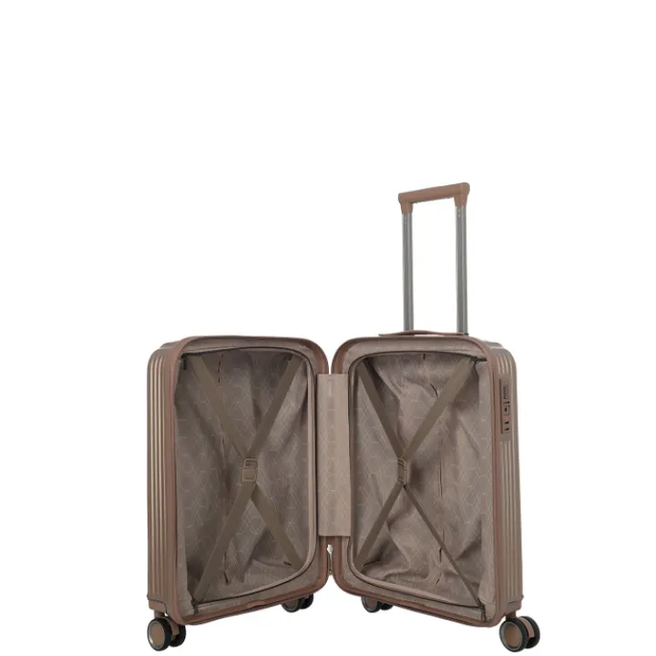Transavia Trolleys|Ryanair Trolleys>Travelite Paros 4W Trolley S cappuchino