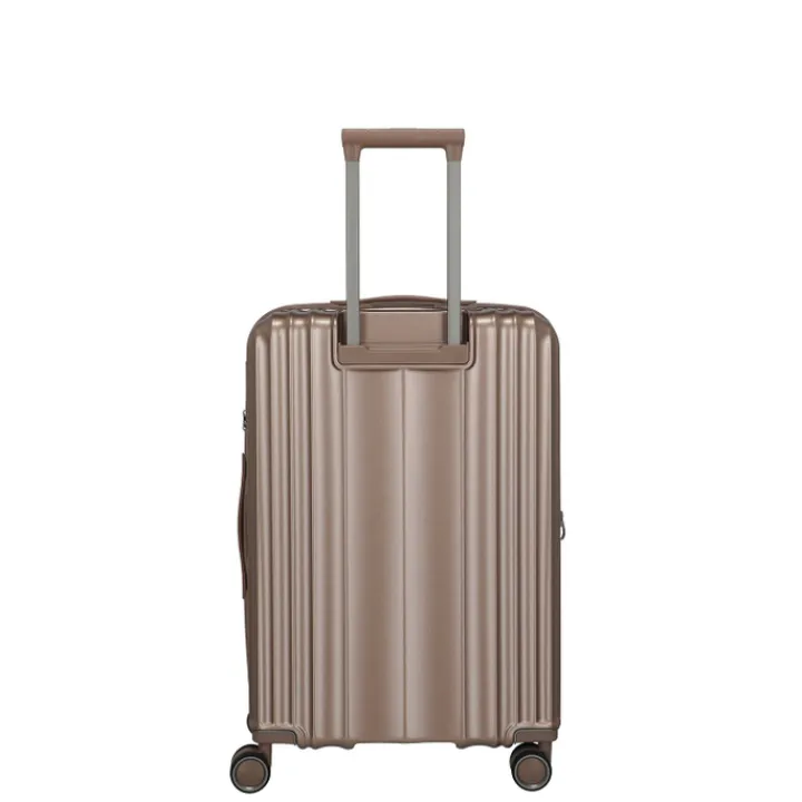 Reistrolleys|Reiskoffers>Travelite Paros 4W Trolley M cappuccino