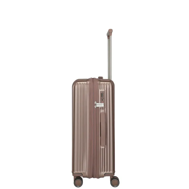 Reistrolleys|Reiskoffers>Travelite Paros 4W Trolley M cappuccino