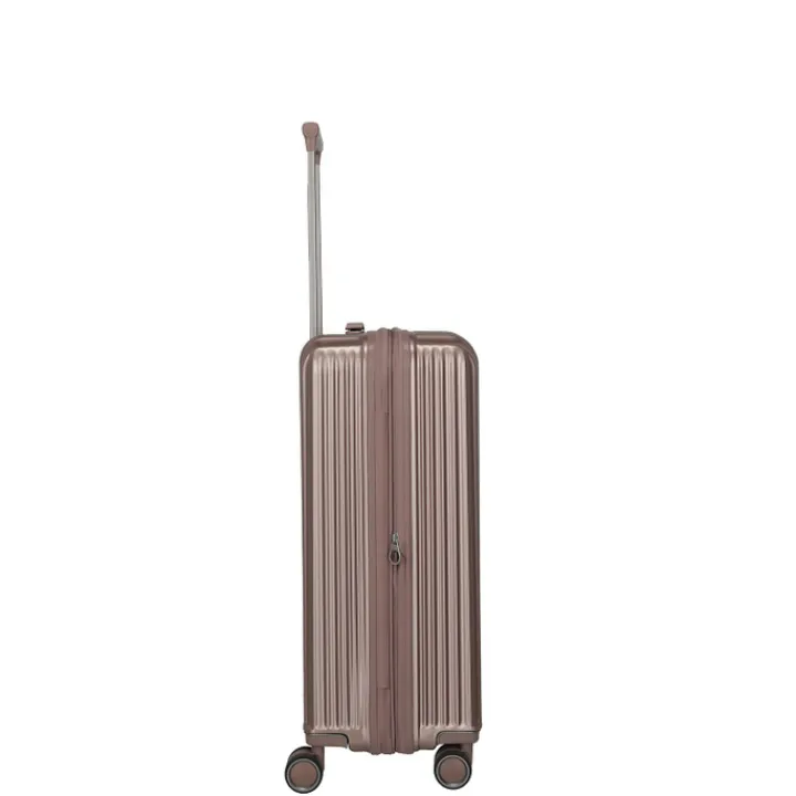 Reistrolleys|Reiskoffers>Travelite Paros 4W Trolley M cappuccino