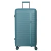 Reistrolleys|Reiskoffers>Travelite Roomer 4w Trunk L aqua