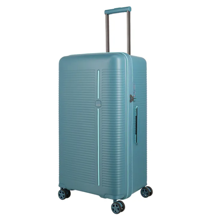 Reistrolleys|Reiskoffers>Travelite Roomer 4w Trunk L aqua