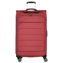 Reistrolleys|Reiskoffers>Travelite Skaii 4 Wheel Trolley L Expandable red
