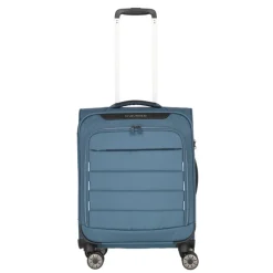 Transavia Trolleys|Ryanair Trolleys>Travelite Skaii 4 Wheel Trolley S blue