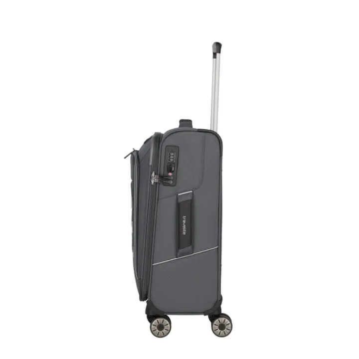 Transavia Trolleys|Ryanair Trolleys>Travelite Skaii 4 Wheel Trolley S anthracite