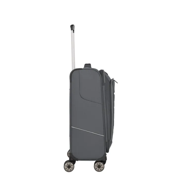 Transavia Trolleys|Ryanair Trolleys>Travelite Skaii 4 Wheel Trolley S anthracite