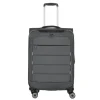 Reistrolleys|Reiskoffers>Travelite Skaii 4 Wheel Trolley M Expandable anthracite
