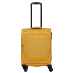 Transavia Trolleys|Ryanair Trolleys>Travelite Umbria 4 Wheel Cabin Trolley golden glow