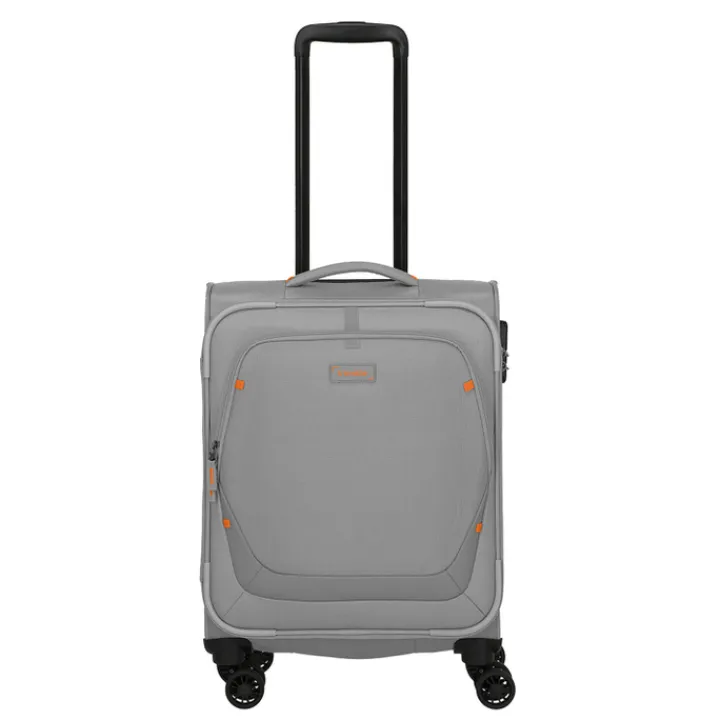 Transavia Trolleys|Ryanair Trolleys>Travelite Umbria 4 Wheel Cabin Trolley smoky grey