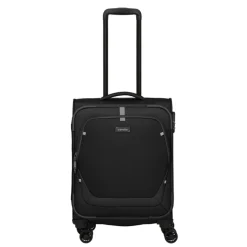 Transavia Trolleys|Ryanair Trolleys>Travelite Umbria 4 Wheel Cabin Trolley black