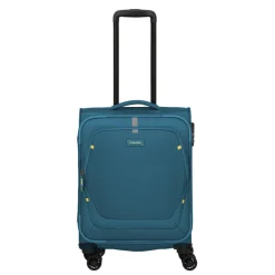 Transavia Trolleys|Ryanair Trolleys>Travelite Umbria 4 Wheel Cabin Trolley petrol