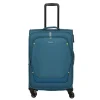 Reistrolleys|Reiskoffers>Travelite Umbria 4 Wheel Trolley M petrol
