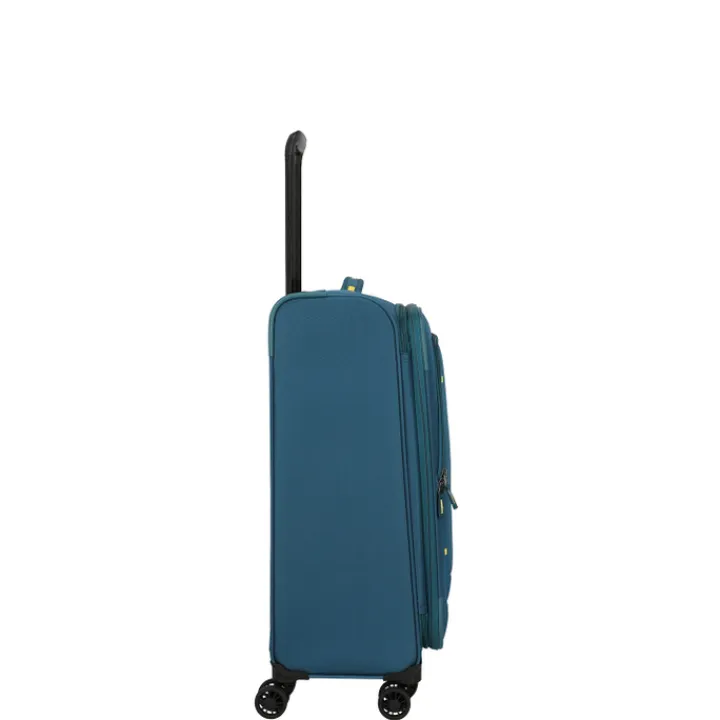 Reistrolleys|Reiskoffers>Travelite Umbria 4 Wheel Trolley M petrol