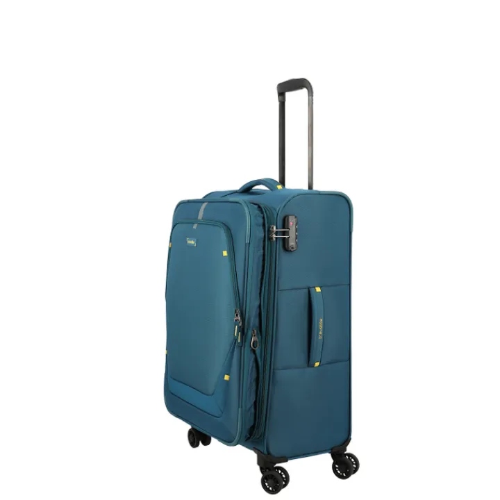 Reistrolleys|Reiskoffers>Travelite Umbria 4 Wheel Trolley M petrol