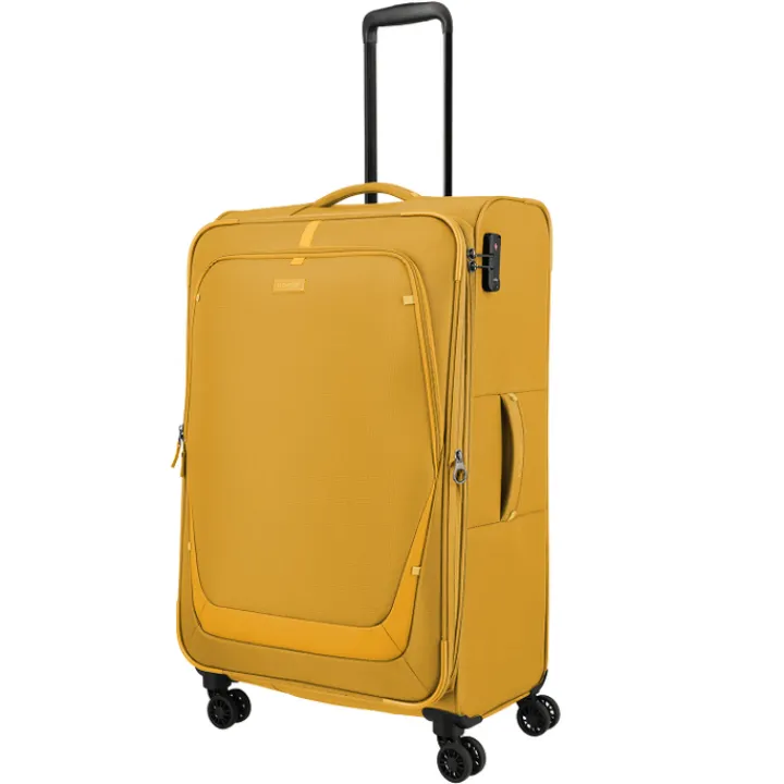 Reistrolleys|Reiskoffers>Travelite Umbria 4 Wheel Trolley L golden glow