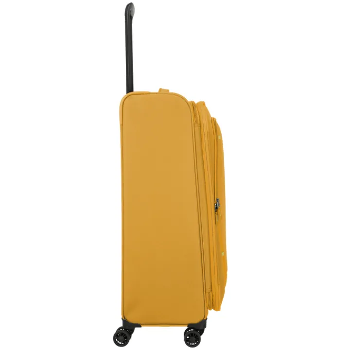 Reistrolleys|Reiskoffers>Travelite Umbria 4 Wheel Trolley L golden glow