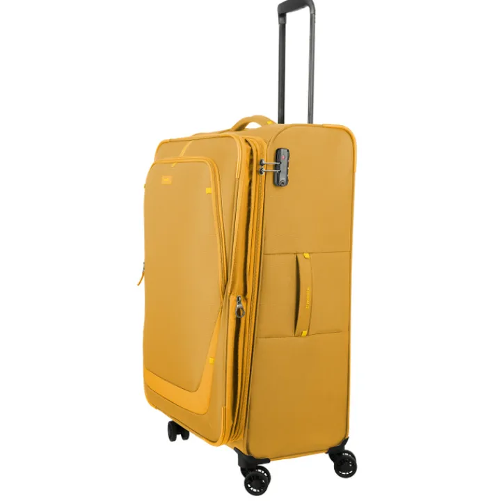 Reistrolleys|Reiskoffers>Travelite Umbria 4 Wheel Trolley L golden glow