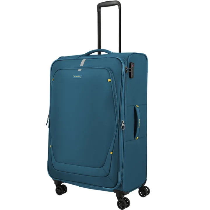 Reistrolleys|Reiskoffers>Travelite Umbria 4 Wheel Trolley L petrol