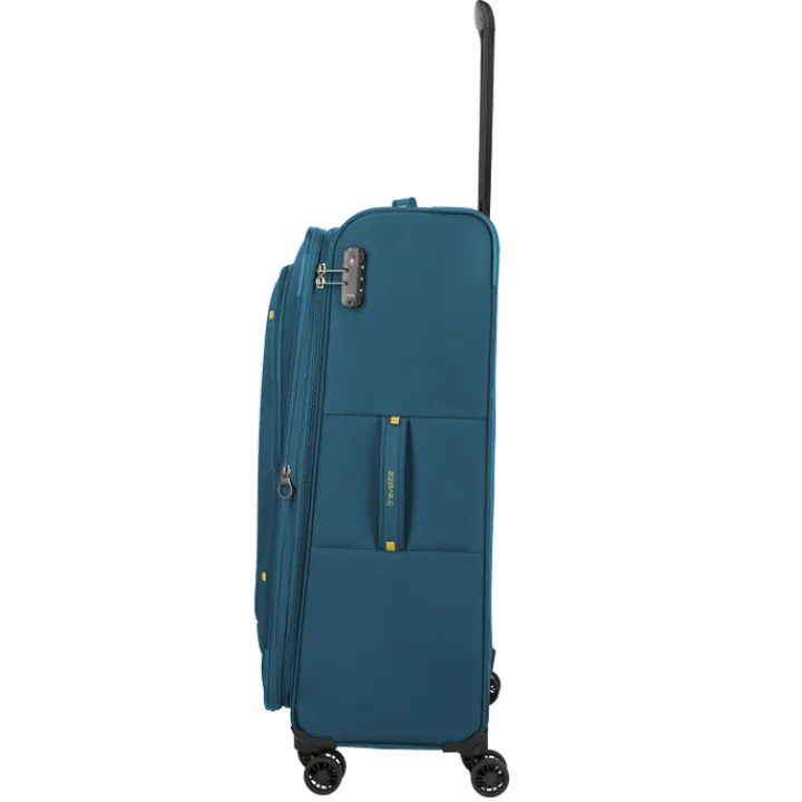 Reistrolleys|Reiskoffers>Travelite Umbria 4 Wheel Trolley L petrol