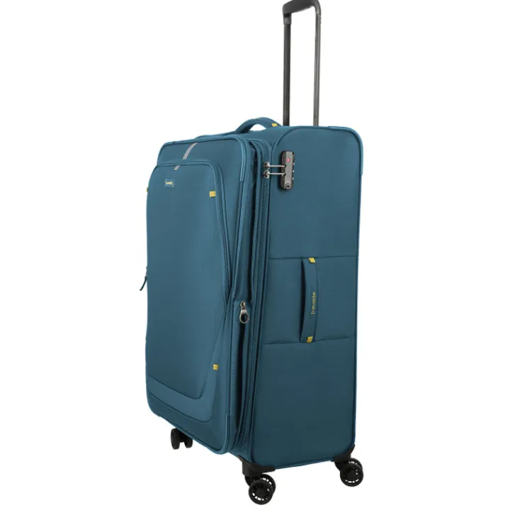 Reistrolleys|Reiskoffers>Travelite Umbria 4 Wheel Trolley L petrol