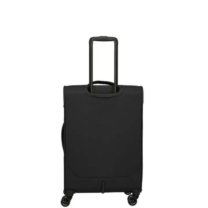 Reistrolleys|Reiskoffers>Travelite Umbria 4 Wheel Trolley M black