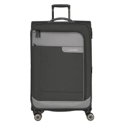 Reistrolleys|Reiskoffers>Travelite Viia 4 Wheel Trolley L Expandable anthracite