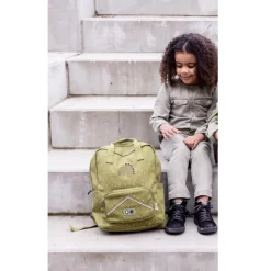 Peuter Rugzakken|Kinderrugzakken>Trixie Mr. Dino Large Backpack green