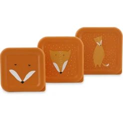 Lunchboxen>Trixie Mr. Fox Snackbox 3pc orange