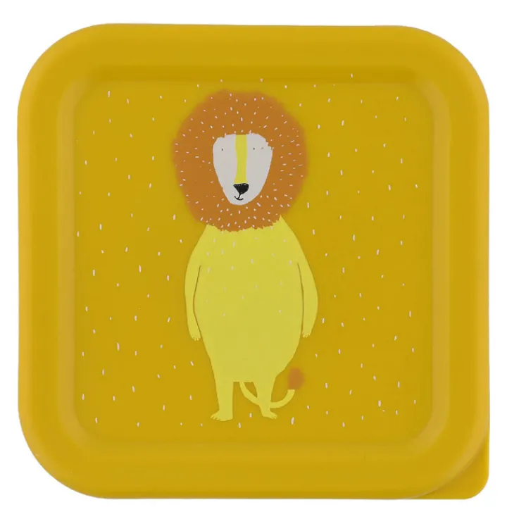 Lunchboxen>Trixie Mr. Lion Snackbox 3pc yellow