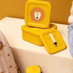 Lunchboxen>Trixie Mr. Lion Snackbox 3pc yellow